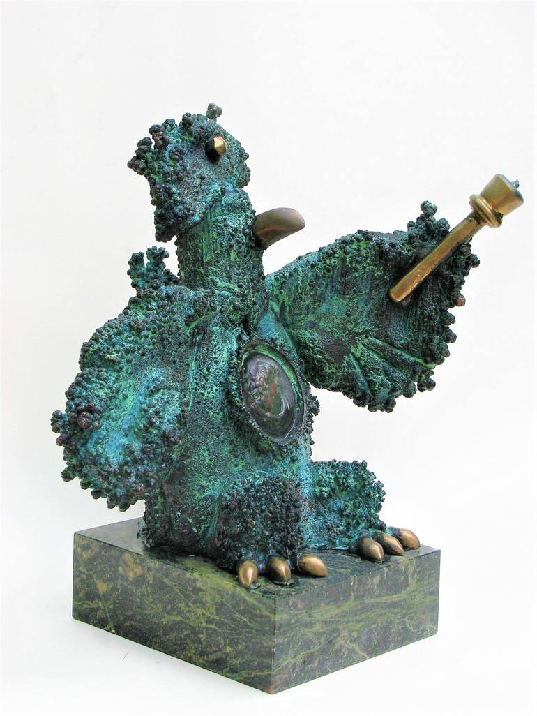 Original Abstract Expressionism Animal Sculpture by Antoni Maslyk