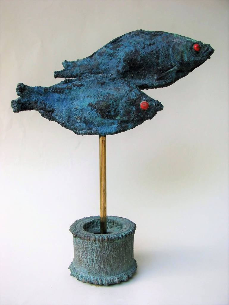 Original Fish Sculpture by Antoni Maslyk