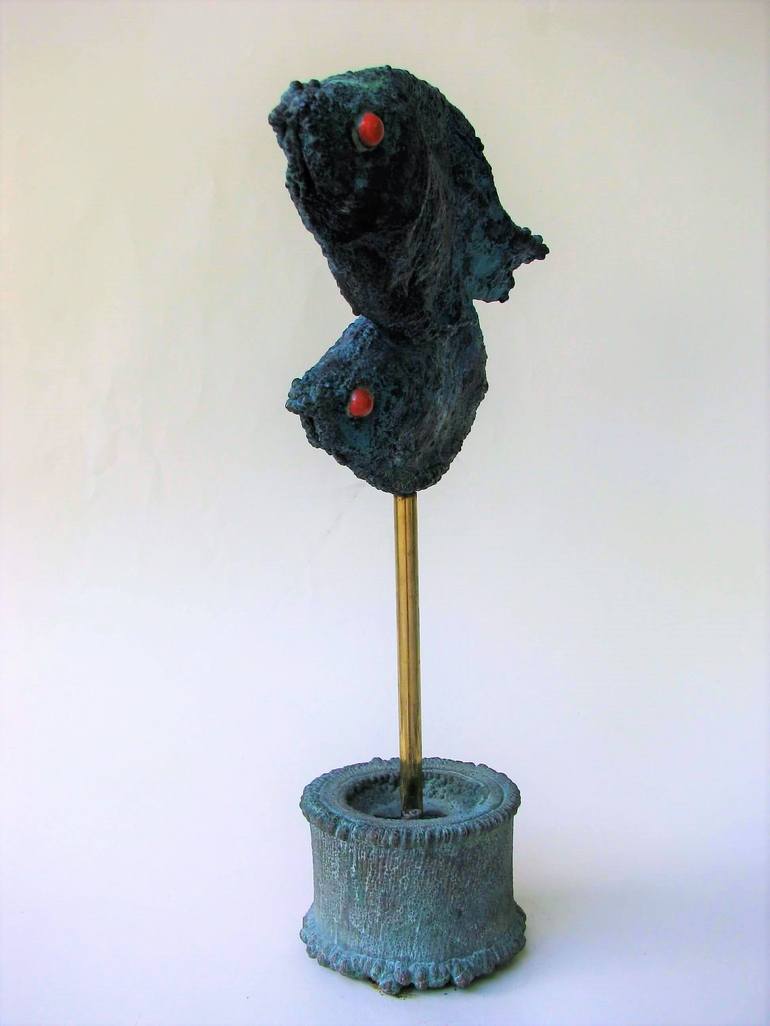 Original Figurative Fish Sculpture by Antoni Maslyk