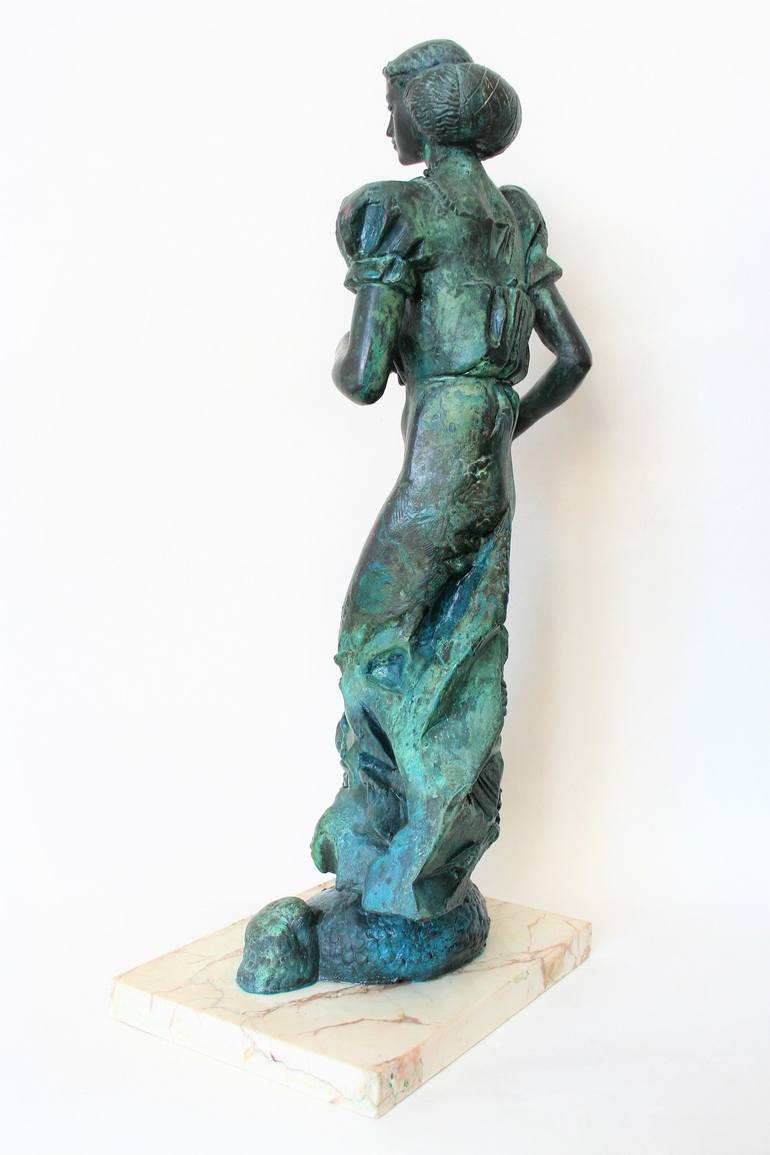 Original Art Deco People Sculpture by Antoni Maslyk