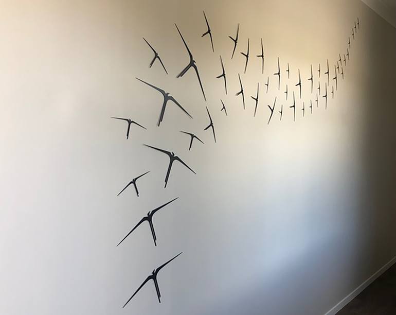 Original Abstract Animal Sculpture by Anna Korver