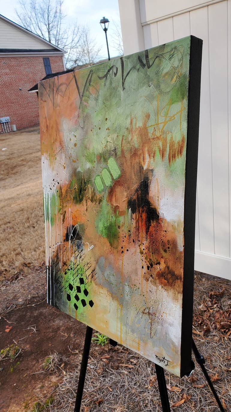 Original Abstract Expressionism Abstract Painting by Niyati Jiwani