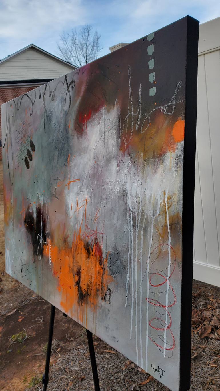 Original Abstract Expressionism Abstract Painting by Niyati Jiwani