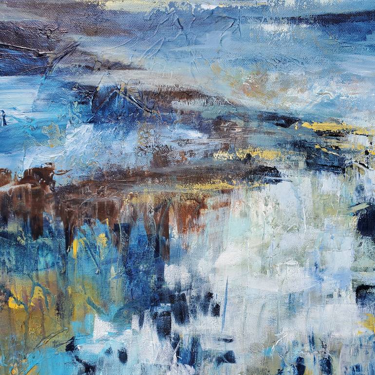 Original Abstract Expressionism Landscape Painting by Niyati Jiwani