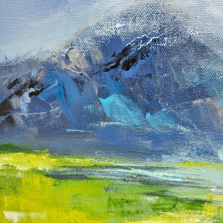 Original Abstract Expressionism Landscape Painting by Niyati Jiwani