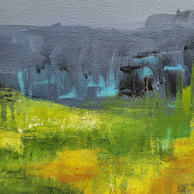 Original Abstract Expressionism Landscape Painting by Niyati Jiwani