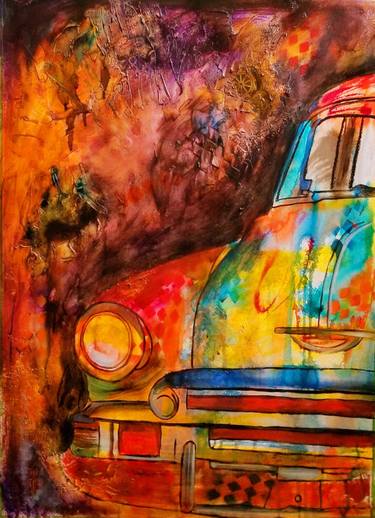 Print of Abstract Automobile Paintings by Niyati Jiwani