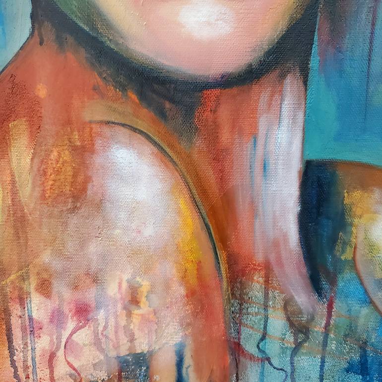 Original Abstract Expressionism People Painting by Niyati Jiwani