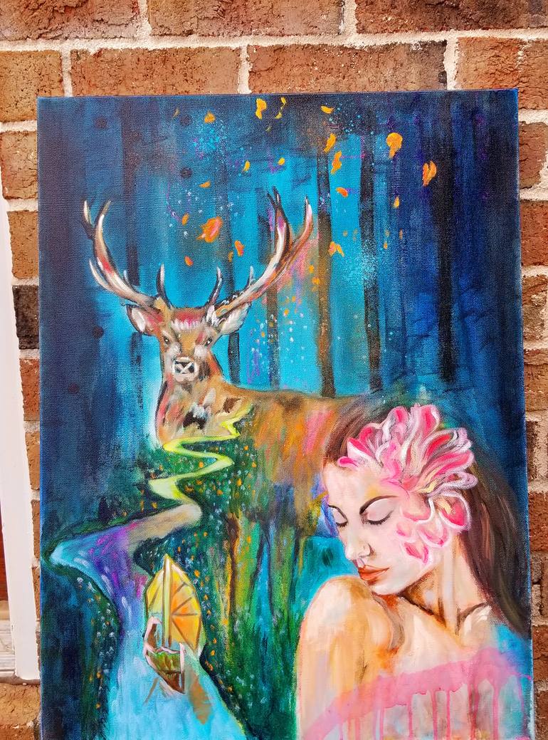 Original Abstract Expressionism Women Painting by Niyati Jiwani