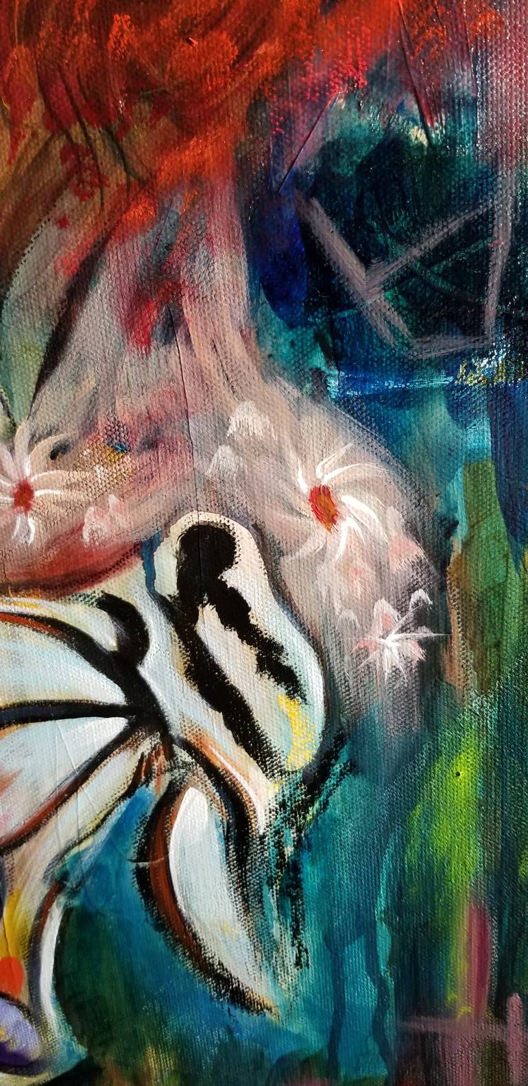 Original Abstract Expressionism People Painting by Niyati Jiwani