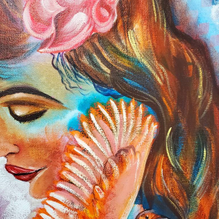 Original Abstract Expressionism Fantasy Painting by Niyati Jiwani