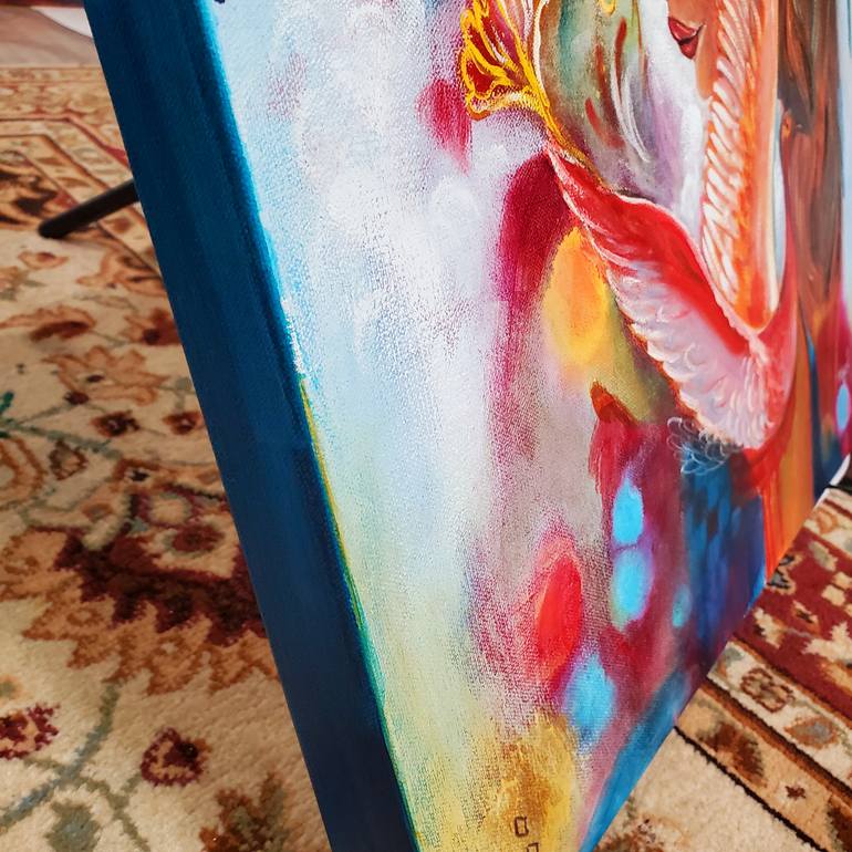 Original Abstract Expressionism Fantasy Painting by Niyati Jiwani