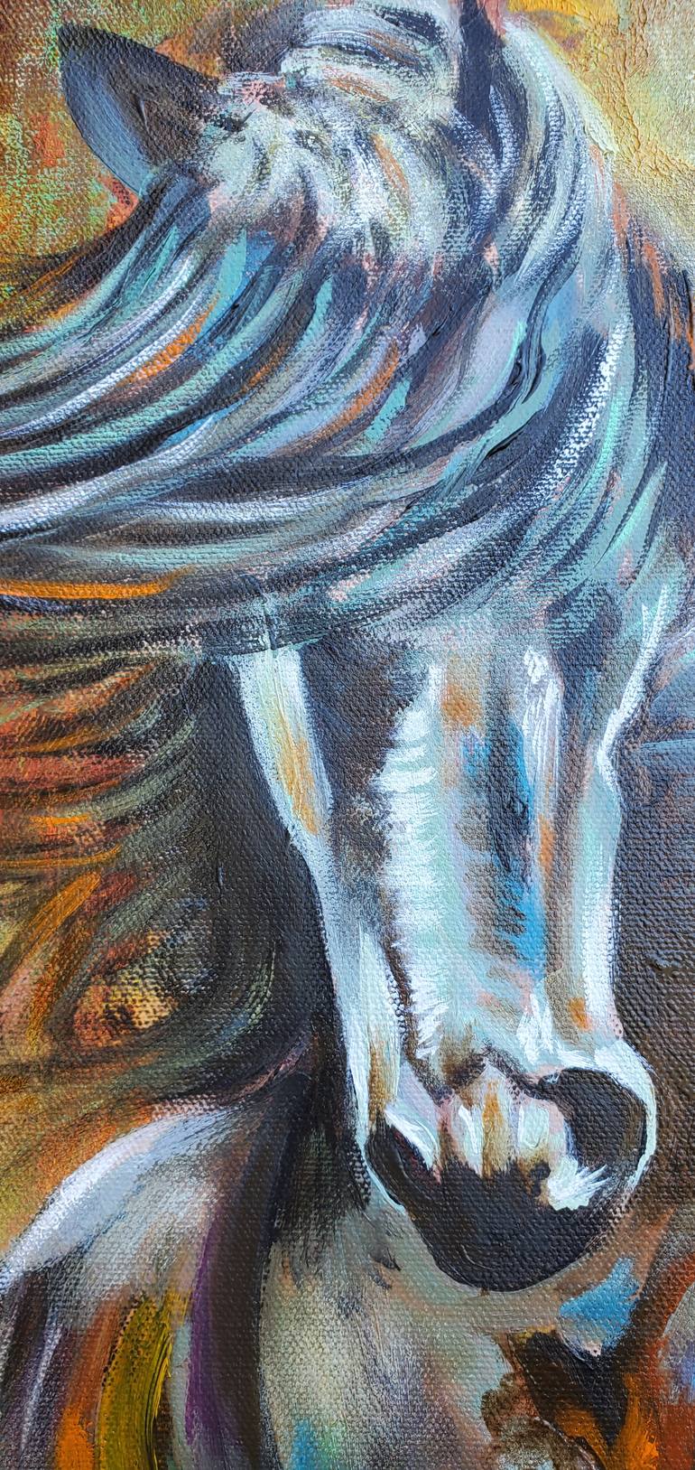 Original Art Deco Animal Painting by Niyati Jiwani