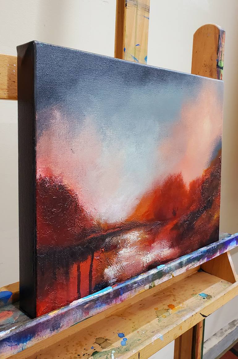 Original Abstract Landscape Painting by Niyati Jiwani