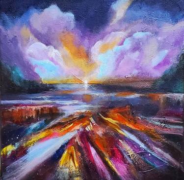 Original Abstract Landscape Paintings by Niyati Jiwani