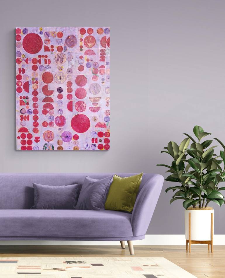 Original Geometric Painting by Ayda Alp