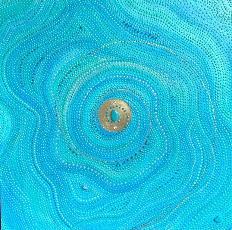 Original Abstract Geometric Paintings by Ayda Alp