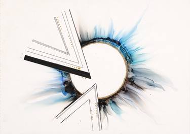 Original Abstract Drawing by Thea White