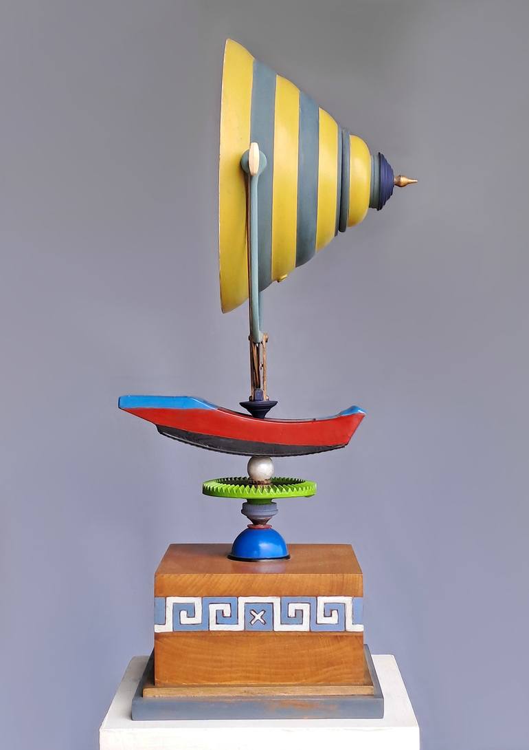 Original Abstract Music Sculpture by Charlayn Von Solms