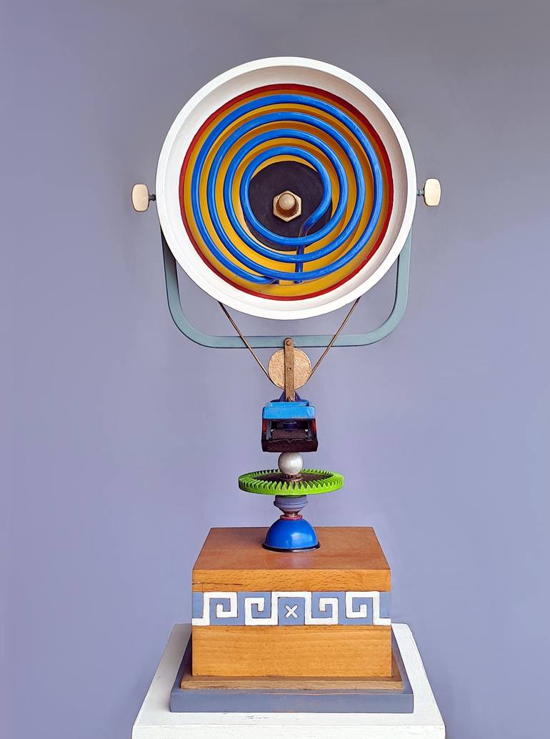 Original Abstract Music Sculpture by Charlayn Von Solms