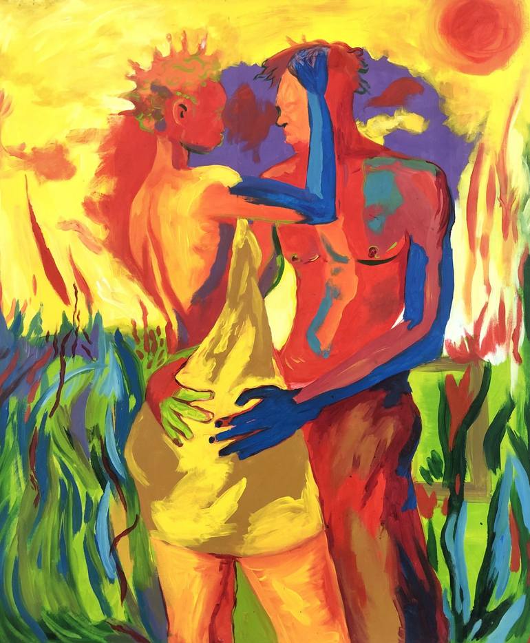 Print of Abstract Fantasy Paintings by Eric Odartey Cruickshank