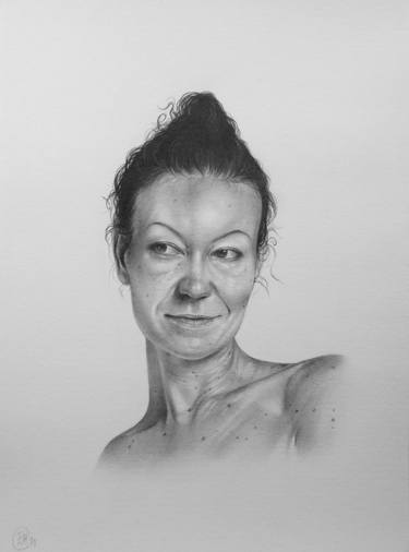 Original Figurative Portrait Drawings by Emma Hutchinson