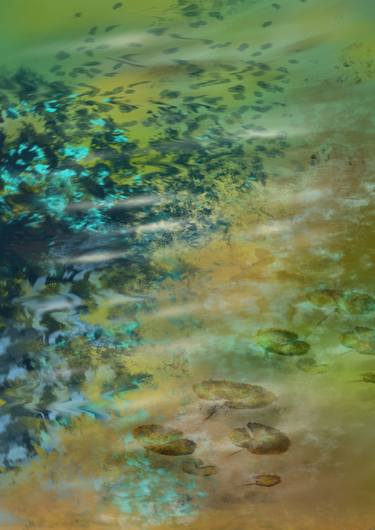 Print of Abstract Botanic Digital by Marcin Burmiński