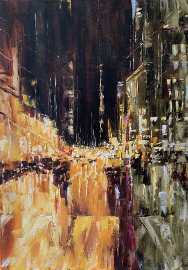 Print of Impressionism Cities Paintings by Daria Korn