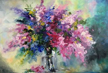 Print of Impressionism Floral Paintings by Daria Korn