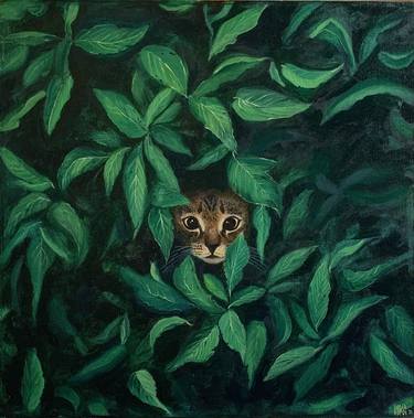 Print of Cats Paintings by Daria Korn