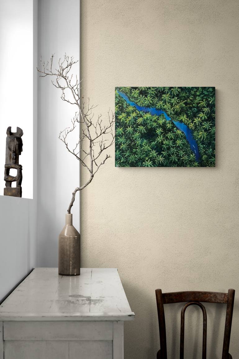 Original Figurative Travel Painting by Daria Korn