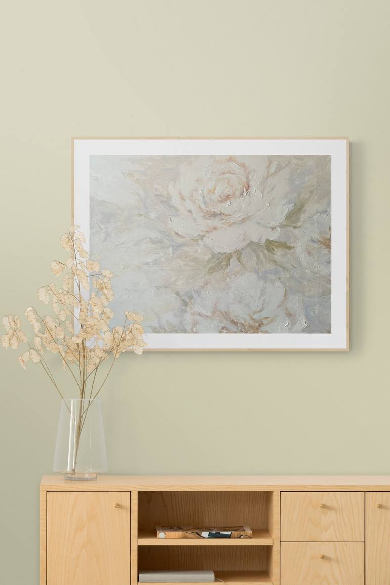 Original Impressionism Floral Painting by Daria Korn