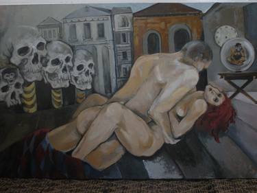 Original Figurative Erotic Paintings by Angelika Alicia Garcia