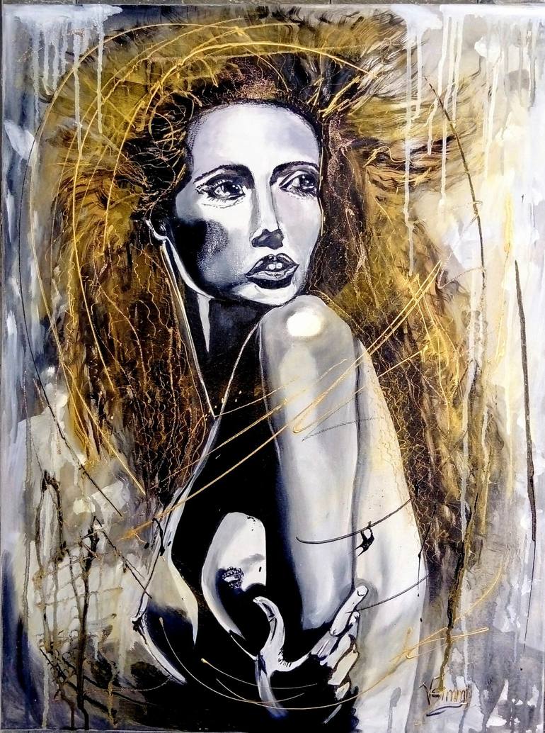 Original Women Painting by Valentina Simma