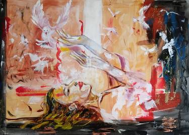 Original Abstract Expressionism Abstract Paintings by Valentina Simma