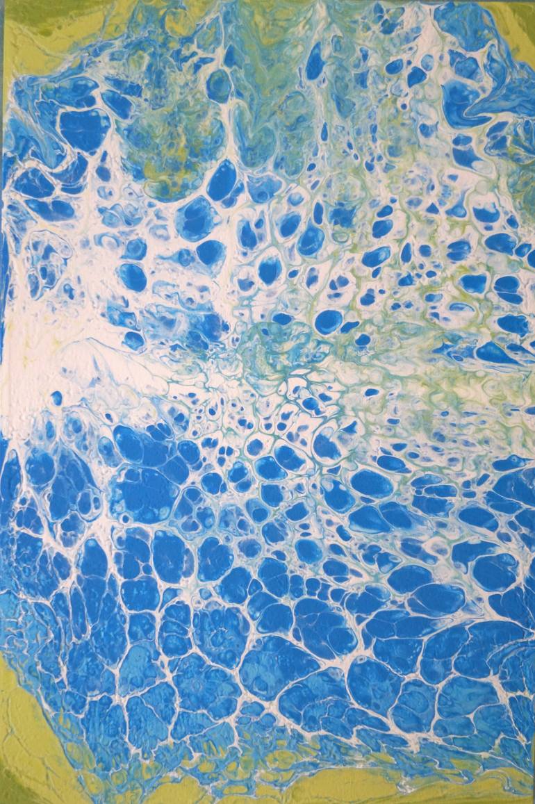 Sea ​​foam Painting by Lelik Snova | Saatchi Art