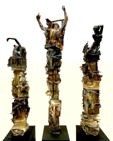Print of Expressionism Cities Sculpture by Georgina Lohan