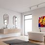 Large print of Coreopsis in bathroom