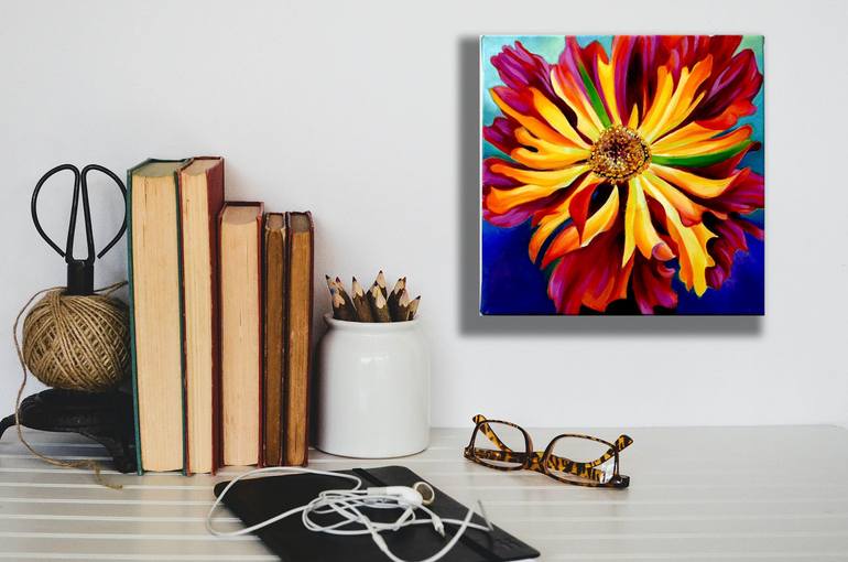 Original Realism Floral Painting by Georgina Lohan