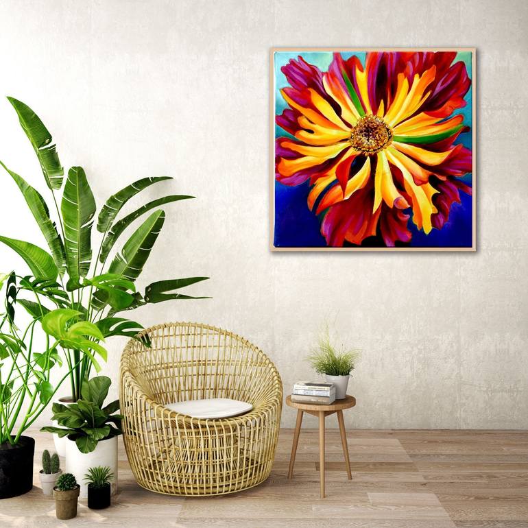 Original Realism Floral Painting by Georgina Lohan
