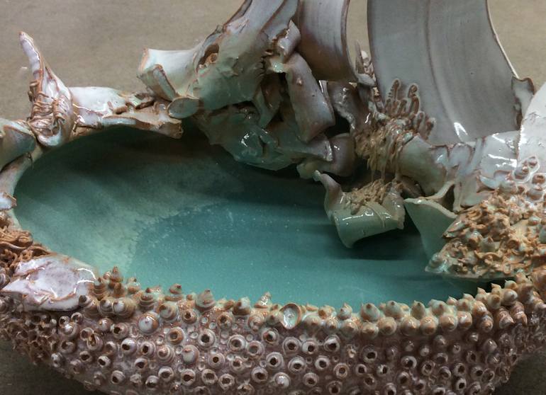 Original Abstract Expressionism Abstract Sculpture by Georgina Lohan