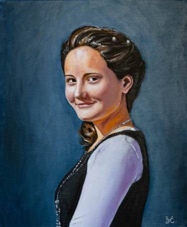 Original Portraiture Portrait Painting by Evgeniya Zragevskaya