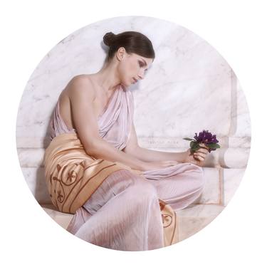 Tribute to John William Godward | Violets, sweet violets - Limited Edition of 9 thumb
