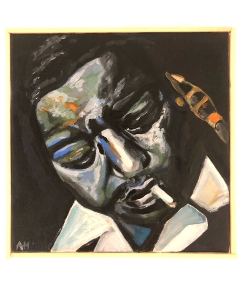 Jazz Legend: Ammons Painting by Alice Heuff | Saatchi Art