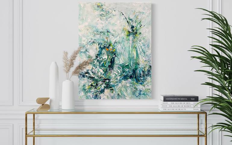 Original Floral Painting by Maria Bevilacqua-Fischer