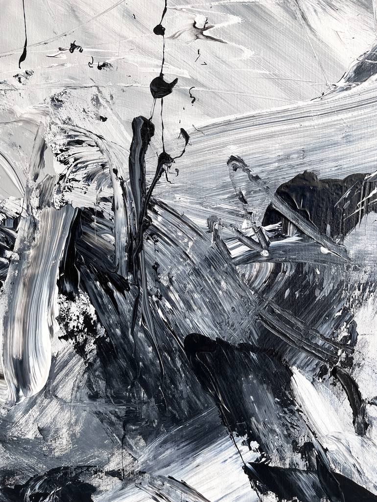 Original Abstract Expressionism Abstract Painting by Maria Bevilacqua-Fischer