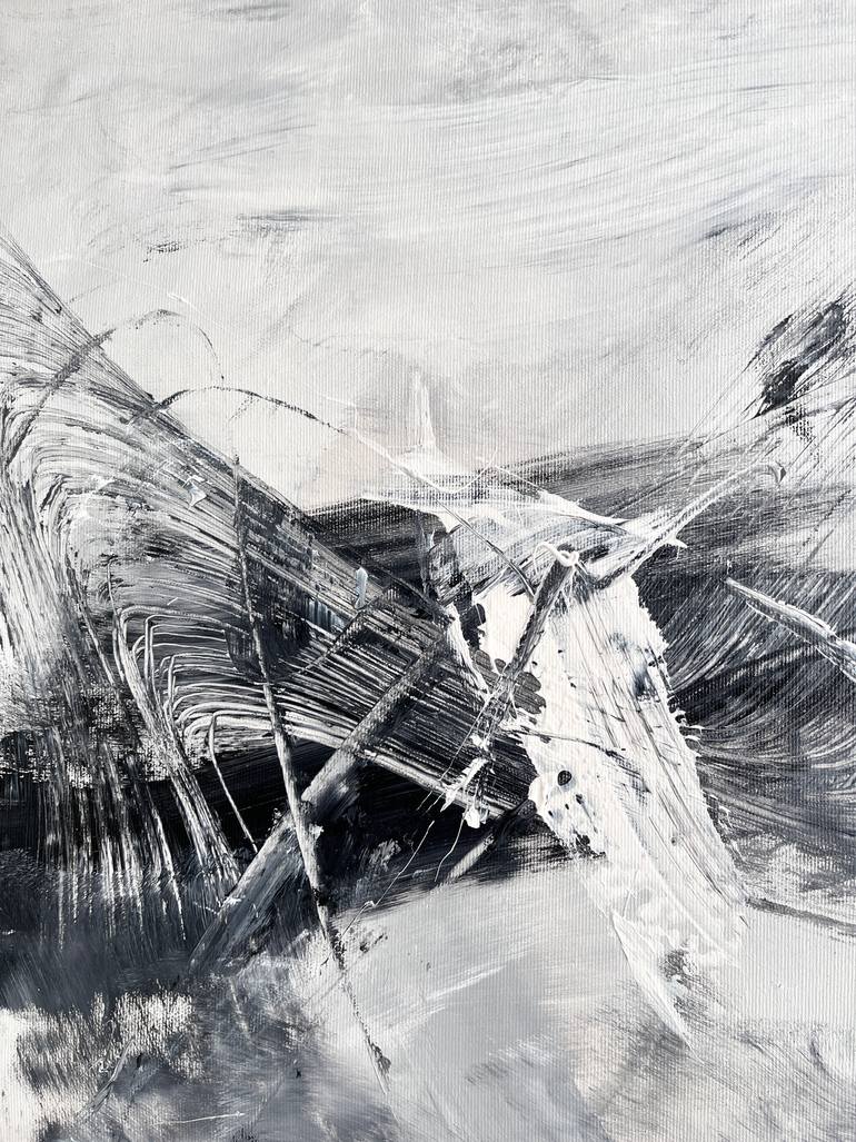 Original Abstract Expressionism Abstract Painting by Maria Bevilacqua-Fischer