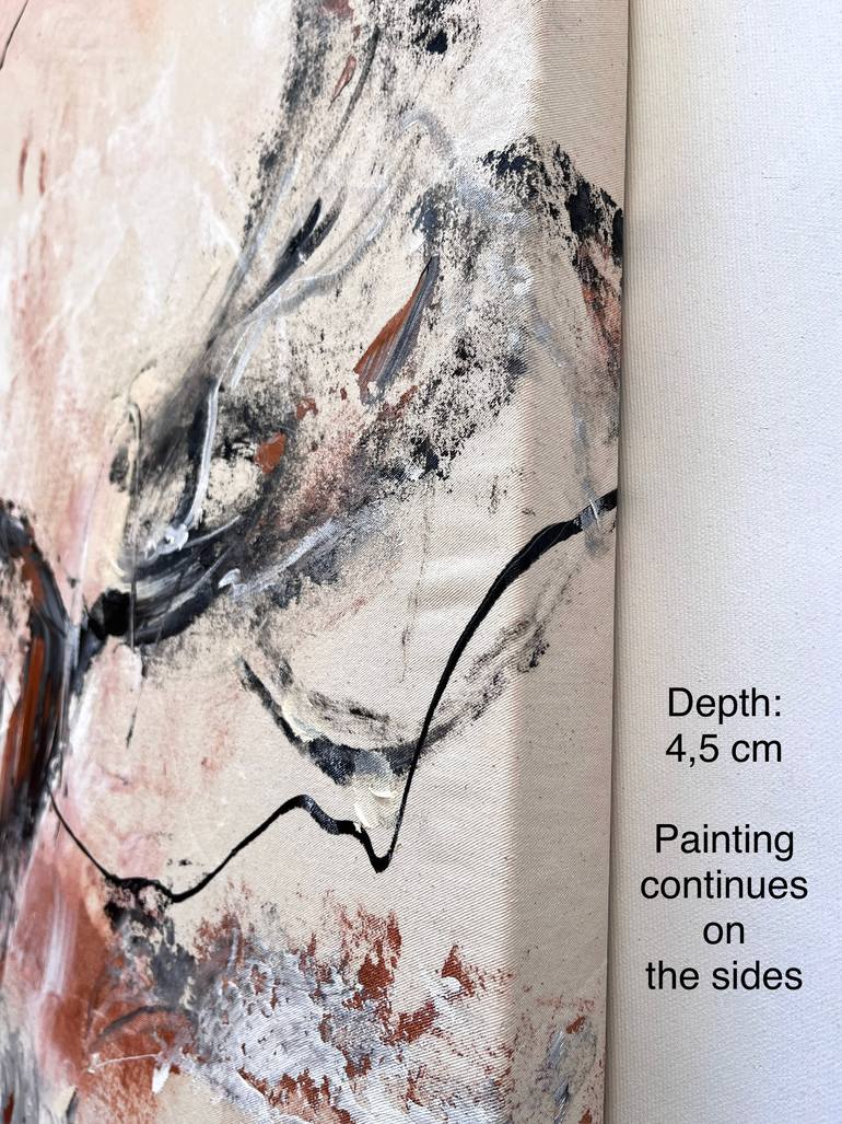 Original Abstract Expressionism Abstract Painting by Maria Bevilacqua-Fischer