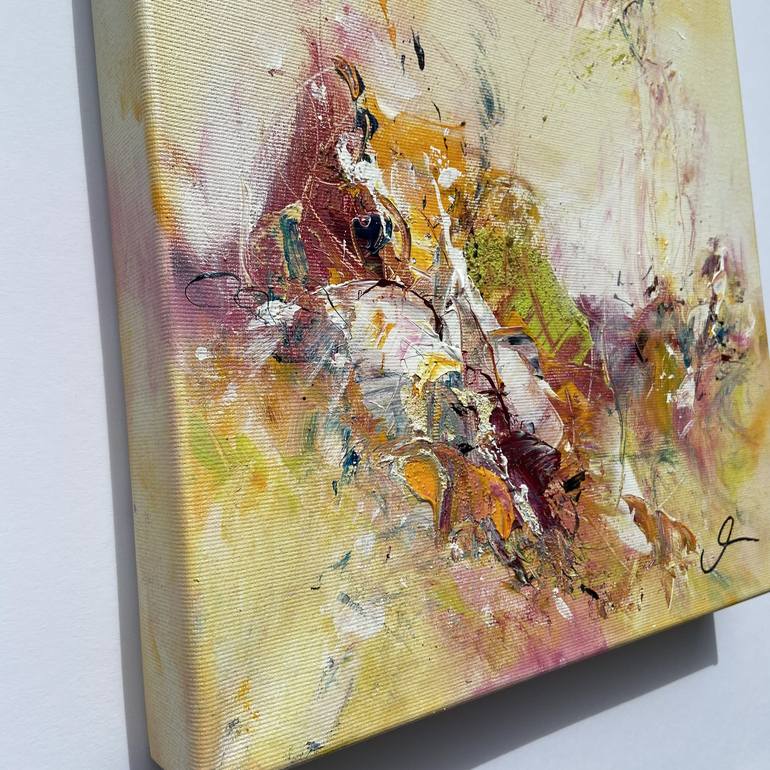 Original Abstract Painting by Maria Bevilacqua-Fischer