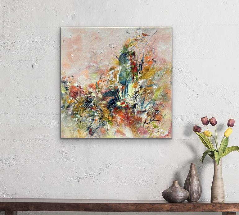 Original Abstract Painting by Maria Bevilacqua-Fischer